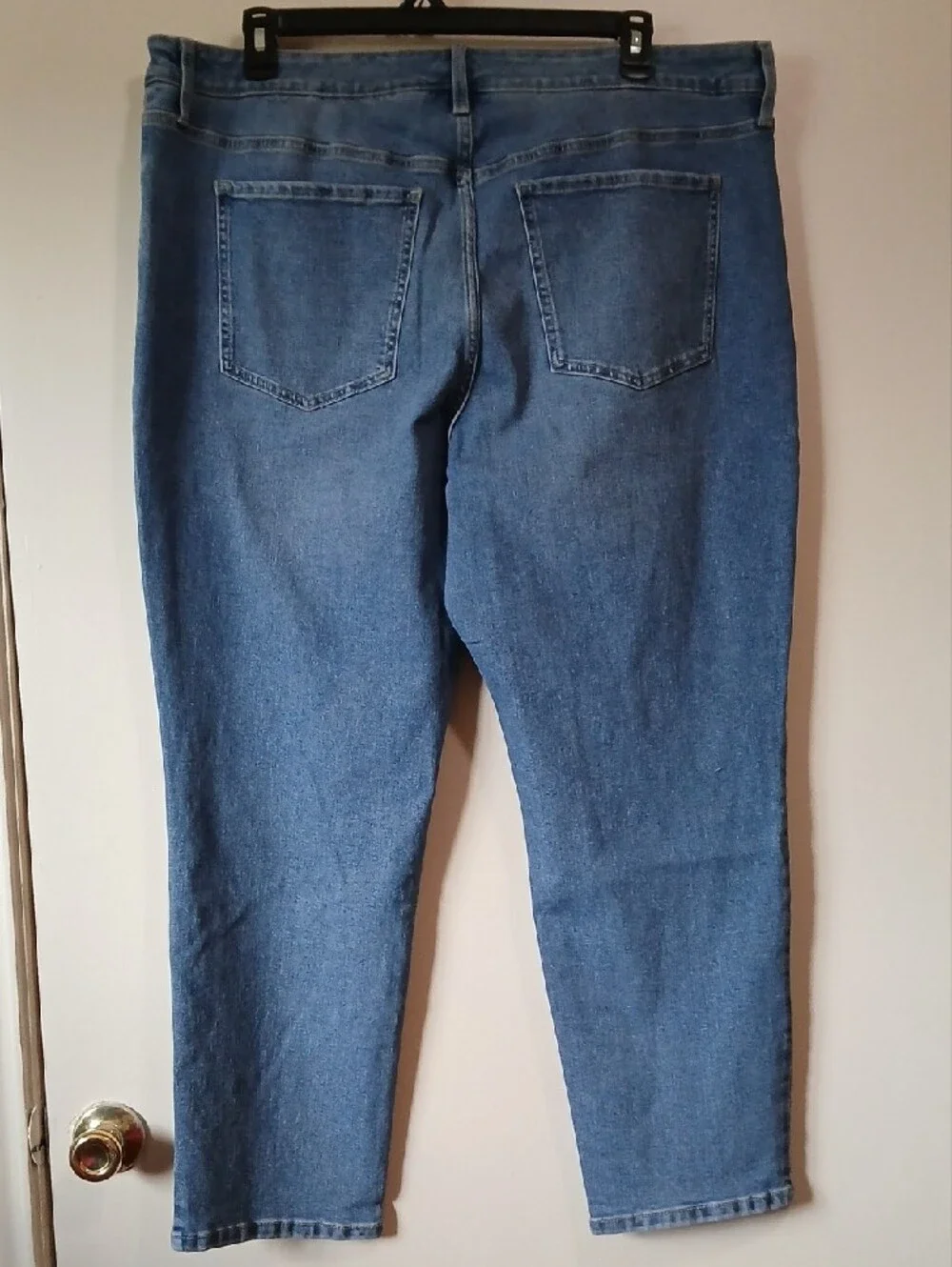 Terra & Sky 20W Light Blue Straight Leg Women's Jeans - Picture 7 of 14